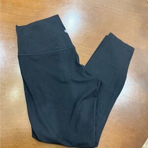 lululemon athletica Black align ribbed leggings
